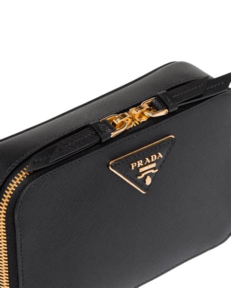 prada saffiano black purse|prada odette saffiano.